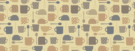 Buy 006-kaffeetasse-beige Wachstuch Stoff Meterware & Rollenware *Ab 50cm