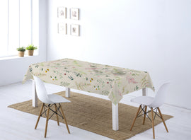 Tissu pour nappe - Fleur Botanique *A partir de 50 cm