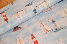 Decorative fabric lighthouse *From 50 cm