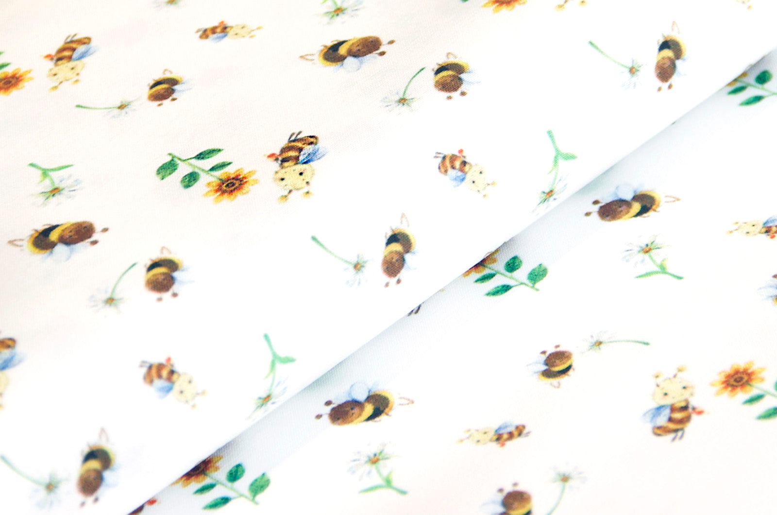 Baumwoll Digitaldruck Bienen * Ab 50 cm