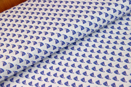 Voiliers en impression numérique en coton * A partir de 50 cm