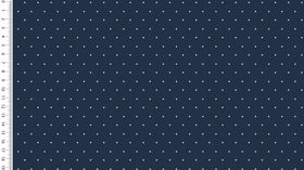 Kaufen 008-marine Baumwolljersey Punkte *Ab 50 cm