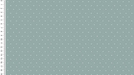 Buy 126-dark-mint Cotton jersey dots *From 50 cm