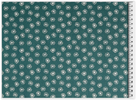 Kaufen 024-petrol Baumwolldruck Meterware Pusteblume * Ab 25 cm