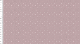 Kaufen 413-altrosa Baumwolljersey Punkte *Ab 50 cm