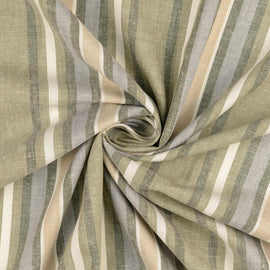 Acheter 027-kaki Demi lin rayures colorées * A partir de 50 cm