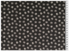 Kaufen 069-schwarz Baumwolldruck Meterware Pusteblume * Ab 25 cm