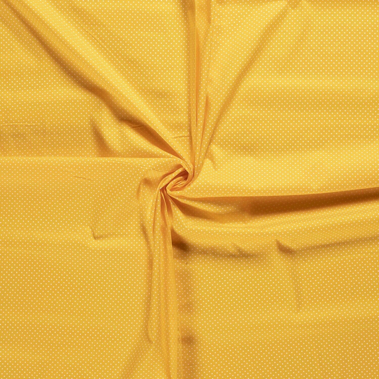 Kaufen 035-gelb Baumwolldruck Punkte 2mm * Ab 50cm