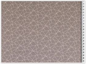 Kaufen 063-grau Baumwolldruck Geometrisch * Ab 25 cm