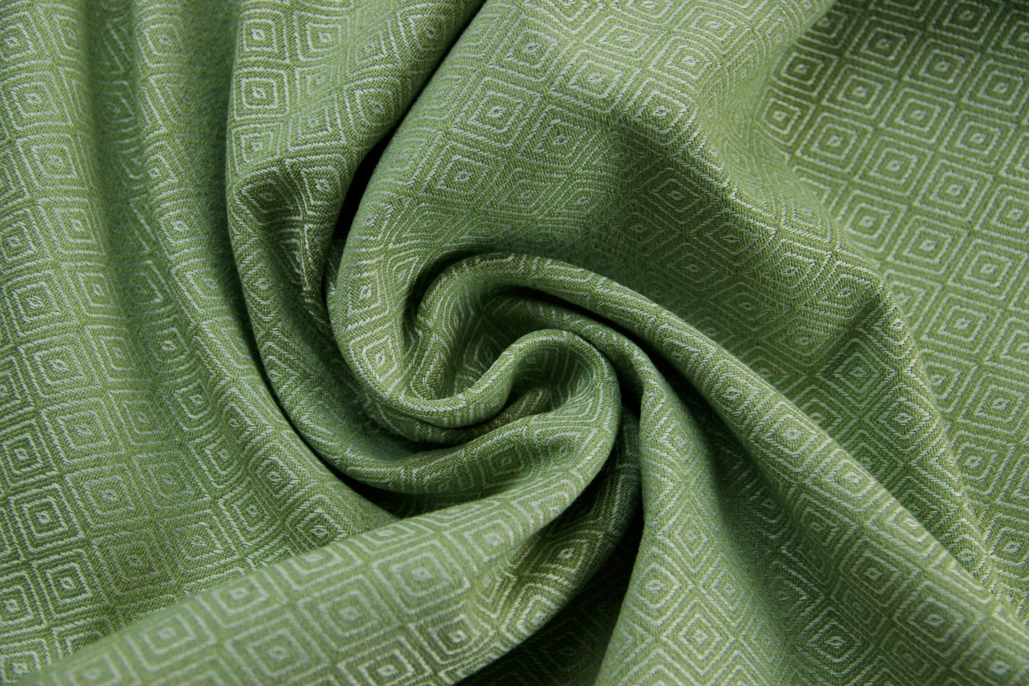 Ethno Jacquard apfelgrün *Ab 25 cm - 0
