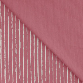 Buy 314-altrosa Baumwolljersey Streifen *Ab 50cm