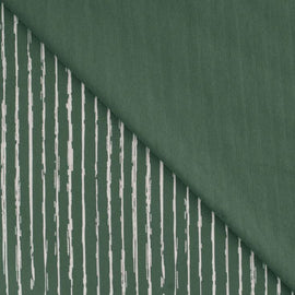 Buy 324-seegrun Baumwolljersey Streifen *Ab 50cm