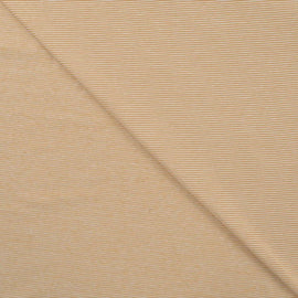 Buy 056-ocker Baumwolljersey Streifen *Ab 50cm