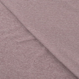 Buy 145-mauve Baumwolljersey Streifen *Ab 50cm