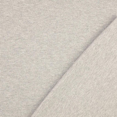 Acheter 060-blanc-gris-melange Poignets côtelés en tube *A partir de 25 cm