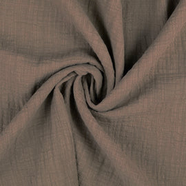 Kaufen 153-taupe Musselin Leinenlook *Ab 25 cm