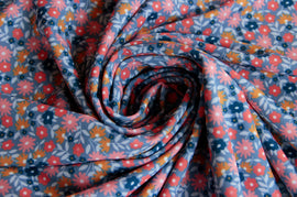 Badestoff Blumen bunt * Ab 50 cm - 0