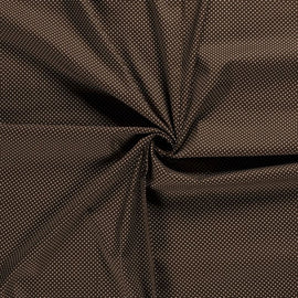 Kaufen 055-braun Baumwolldruck Punkte 2mm * Ab 50cm