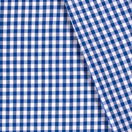 Acheter 005-bleu Carreaux de coton 1 cm * A partir de 50 cm