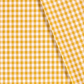 Acheter 034-moutarde Carreaux de coton 1 cm * A partir de 50 cm
