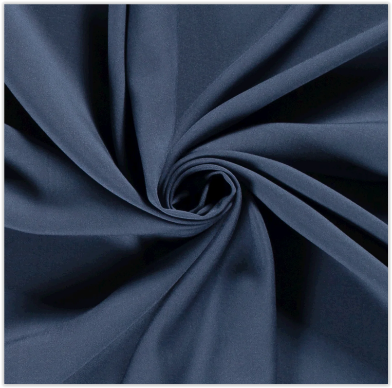 Kaufen 006-stahlblau Viskose Uni * Ab 50 cm