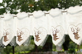 Curtain fabric cheese linen sold by the meter *From 16cm repeat