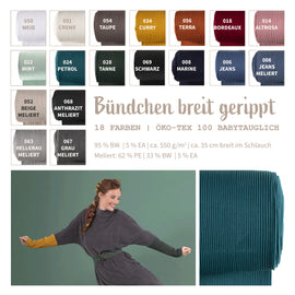 Poignets en tricot grossier dans le tube * A partir de 25 cm