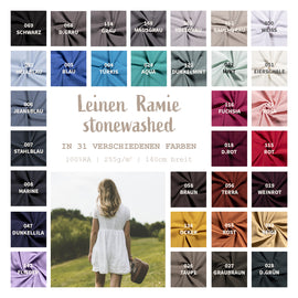 Leinen Ramie stonewashed * Ab 50 cm