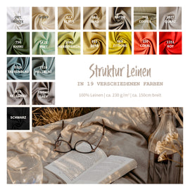 Leinen Uni * Ab 50 cm