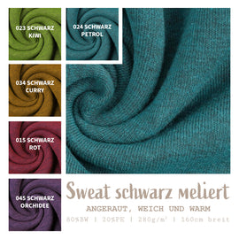 Winter sweat, black mottled *From 50 cm
