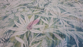 Tissu nappe - Vert tropical *A partir de 50 cm - 0