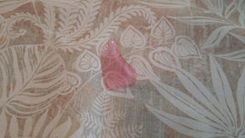 Tissu nappe - Beige tropical *A partir de 50 cm - 0