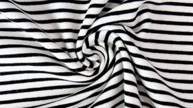 Kaufen 069-schwarz Baumwolljersey gestreift * Ab 50 cm