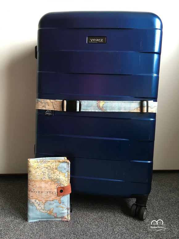 Dekostoff Weltkarte * Ab 50 cm