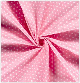 Acheter 011-rose Coton imprimé étoiles 1cm * A partir de 50cm