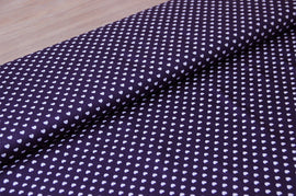 Acheter 045-violet Coton imprimé coeurs * A partir de 50cm