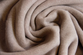 Kaufen 052-beige-meliert Fleece aus Bio-Baumwolle *Ab 25 cm