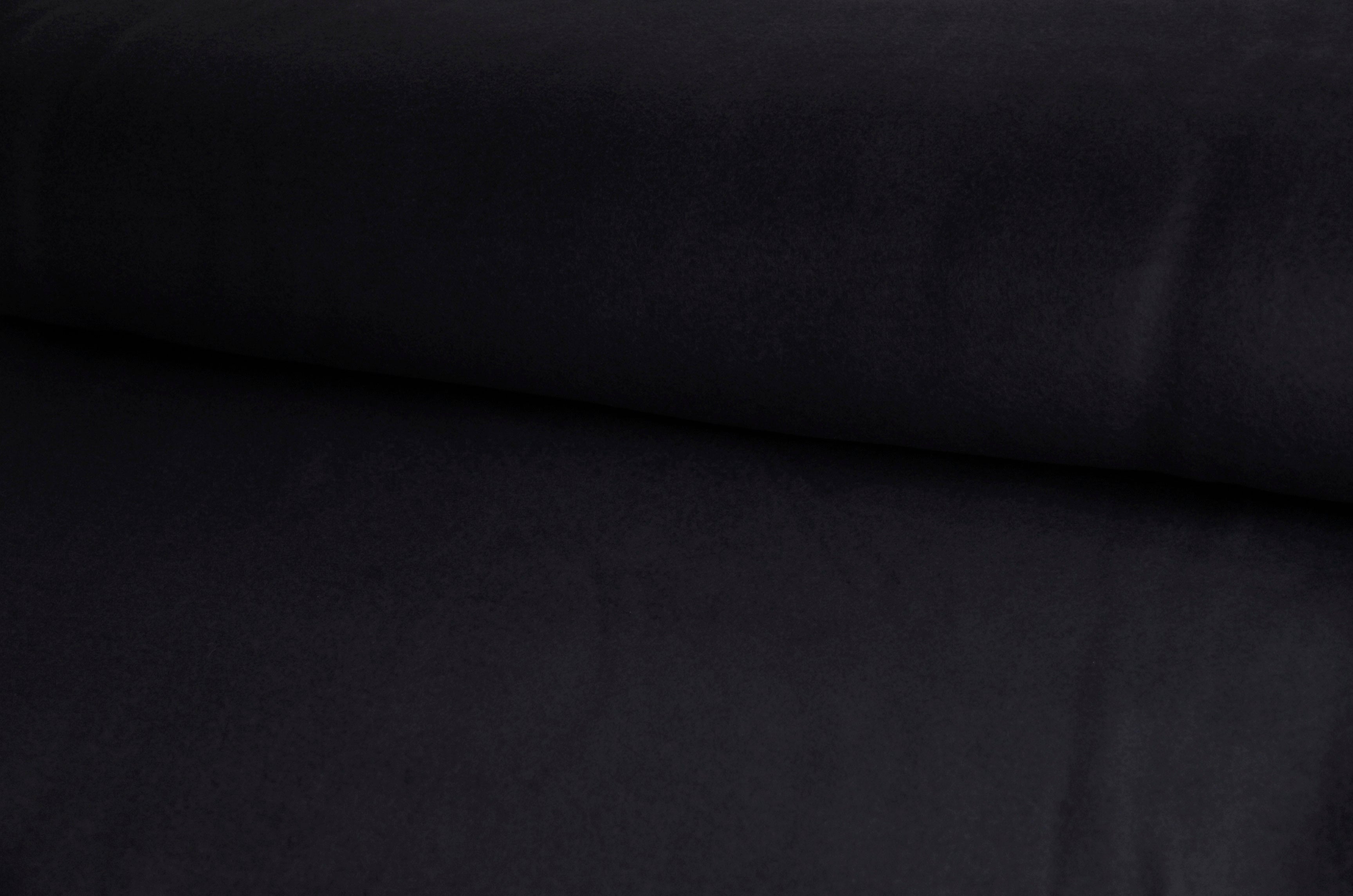 Kaufen 069-schwarz Fleece aus Bio-Baumwolle *Ab 50 cm