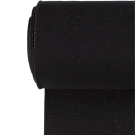 Kaufen 069-schwarz-gold Bündchen mit Lurex Glitzer * Ab 25 cm