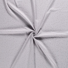 Kaufen 061-hellgrau Musselin Goldpunkte *Ab 25 cm