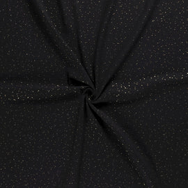 Kaufen 069-schwarz Musselin Goldpunkte *Ab 25 cm