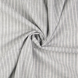 Acheter 061-gris-clair Rayures à motifs demi lin * A partir de 50 cm