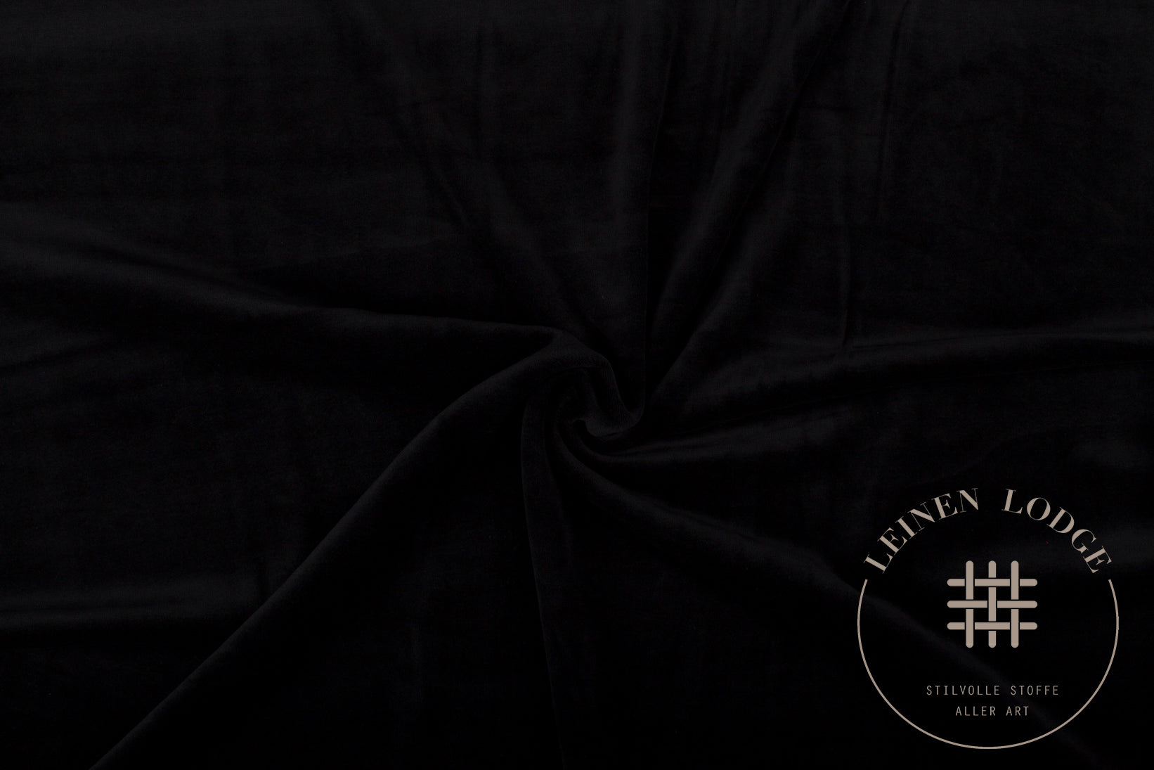 Kaufen 069-schwarz Nicki Velour * Ab 50 cm