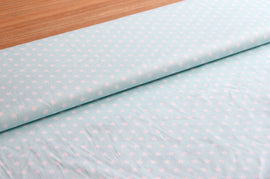 Acheter 022-menthe Coton imprimé étoiles 1cm * A partir de 50cm