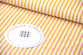 Acheter 035-jaune Rayures imprimées coton 5 mm * A partir de 50cm