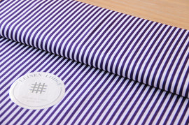 Acheter 045-violet Rayures imprimées coton 5 mm * A partir de 50cm