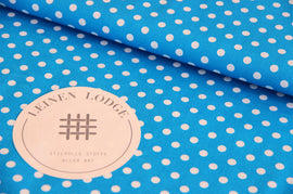Coton imprimé pois 5mm * A partir de 50cm - 0