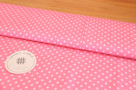 Acheter 011-rose Coton imprimé pois 5mm * A partir de 50cm