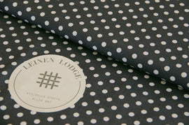Acheter 068-gris-fonce Coton imprimé pois 5mm * A partir de 50cm