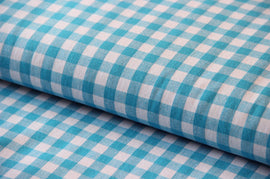 Acheter 004-turquoise Carreaux de coton 1 cm * A partir de 50 cm